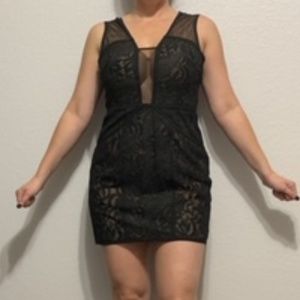 BCBG Black Cocktail Dress Size 8